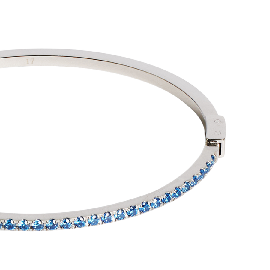 Eternal Love bangle silver-blue