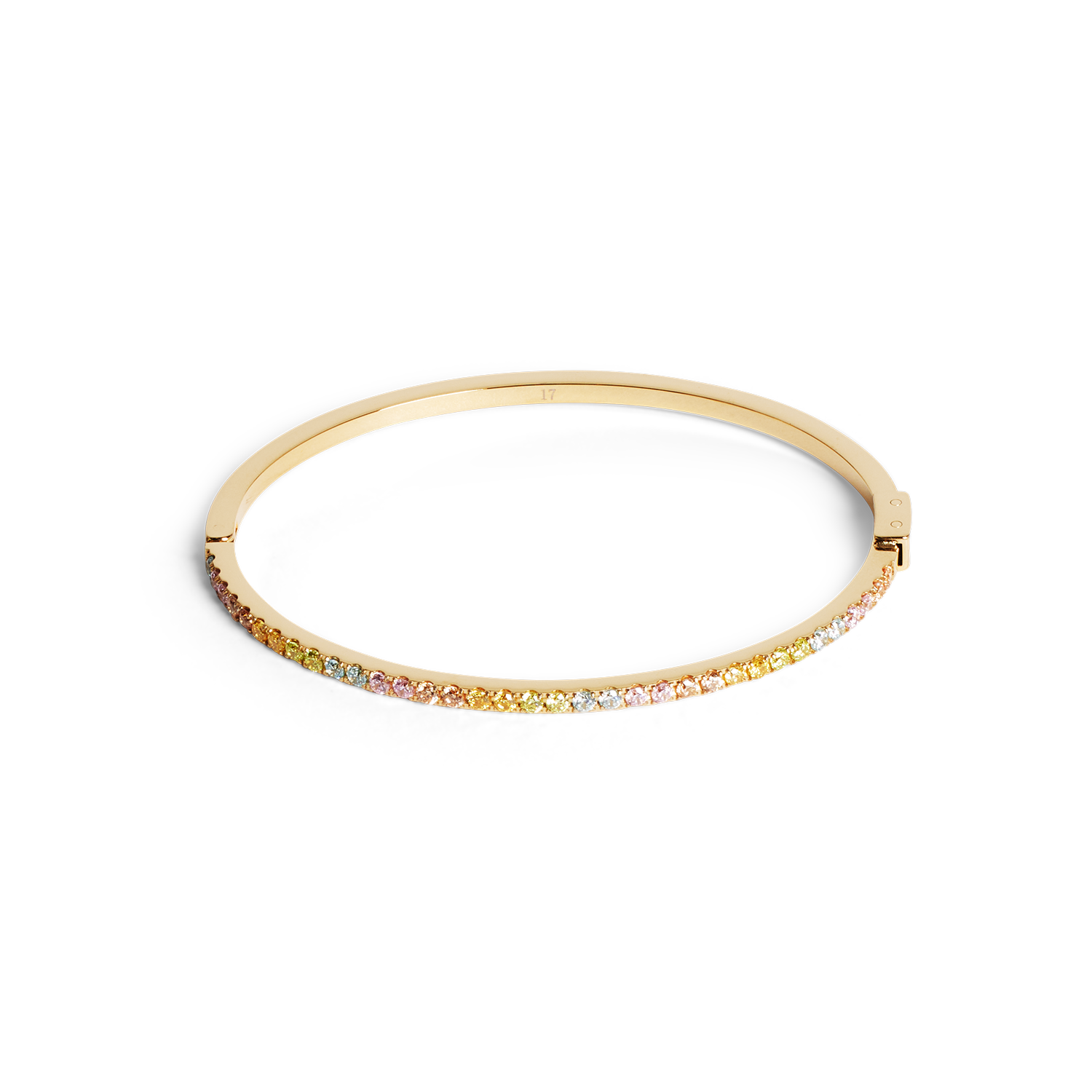 Eternal Love bangle gold-multicolour pastel