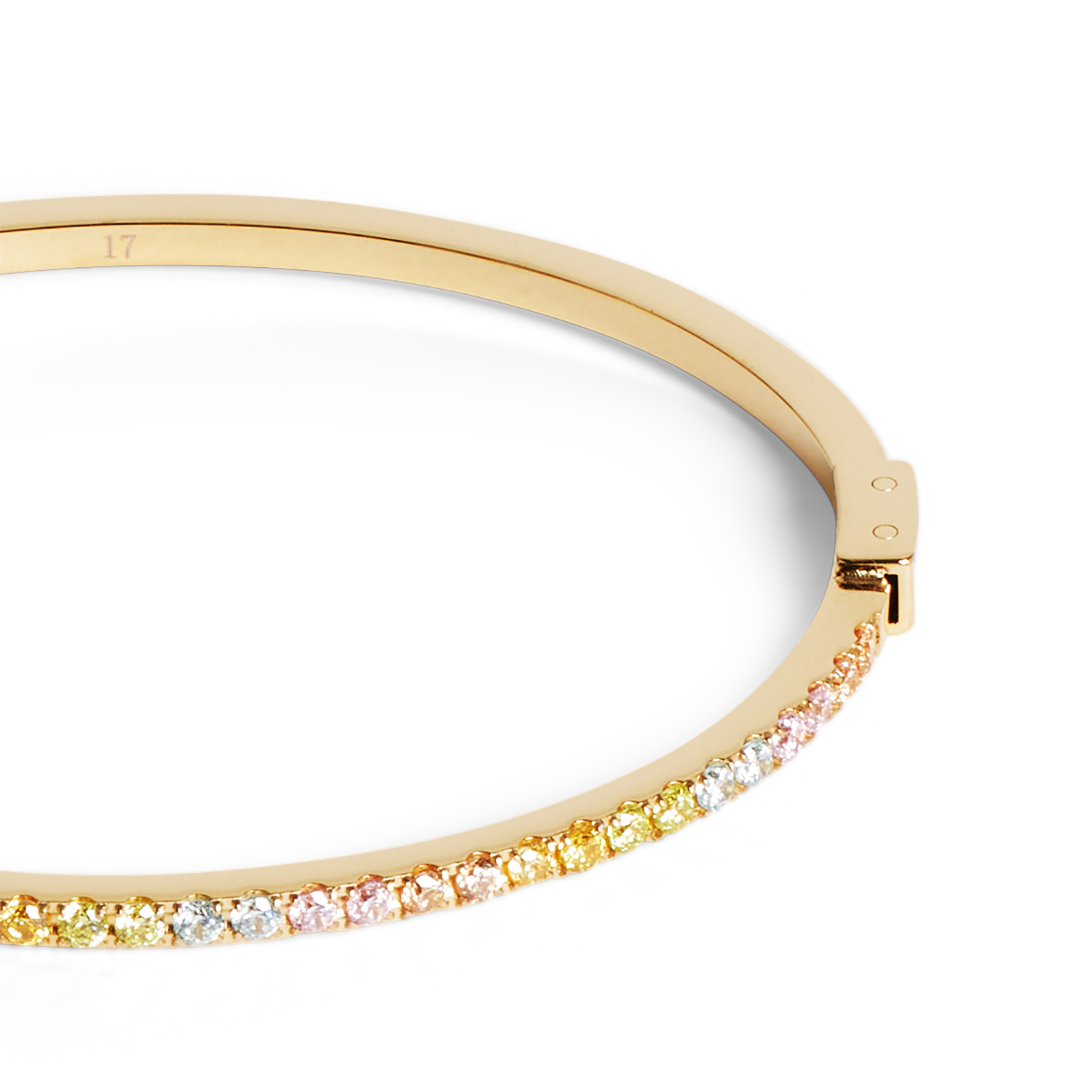 Eternal Love bangle gold-multicolour pastel