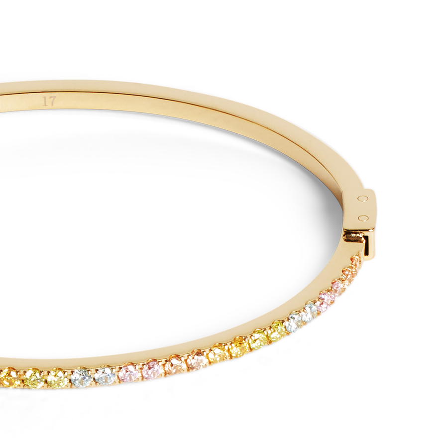 Eternal Love bangle gold-multicolour pastel