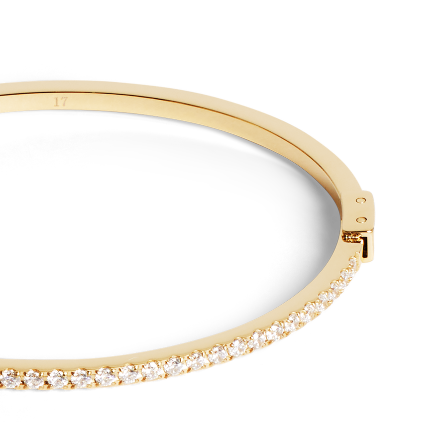 Eternal Love bangle gold-crystal