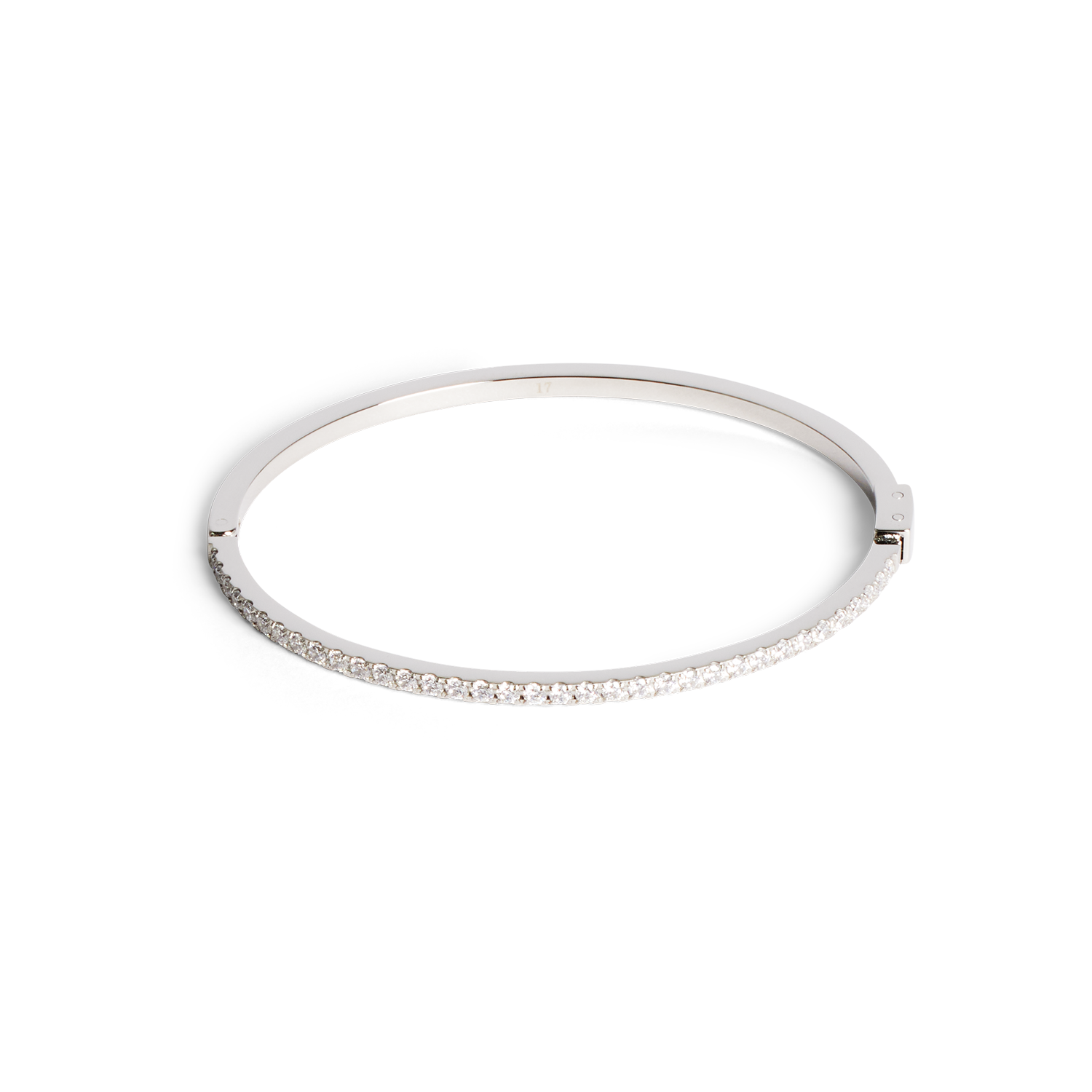 Eternal Love bangle silver-crystal