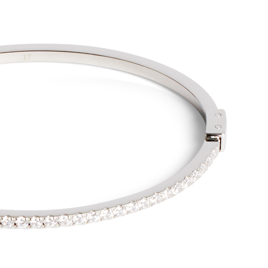 Eternal Love bangle silver-crystal