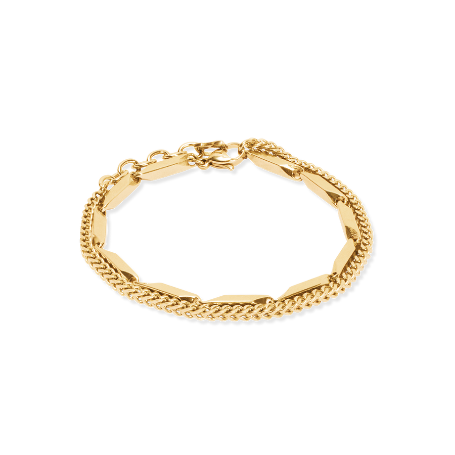 Bracelet Twisted Layers gold