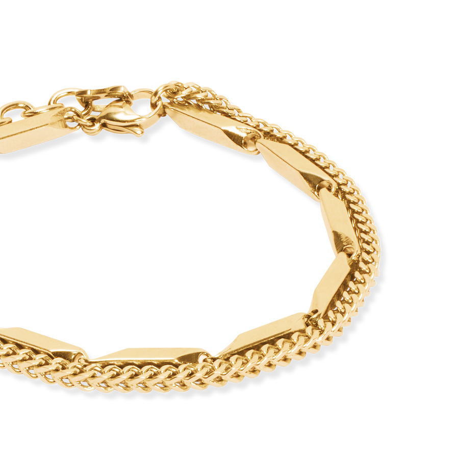 Bracelet Twisted Layers gold