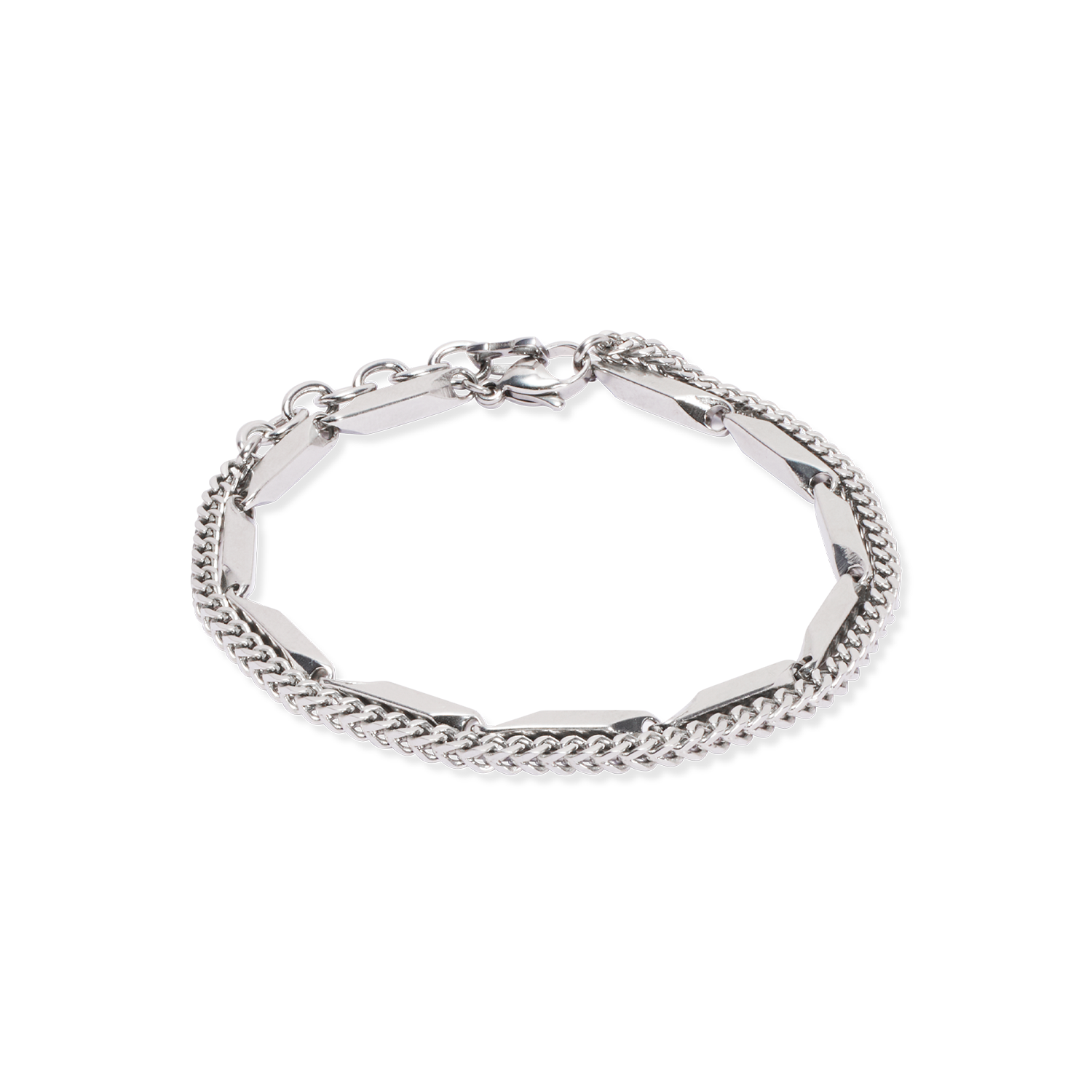 Bracelet Twisted Layers silver