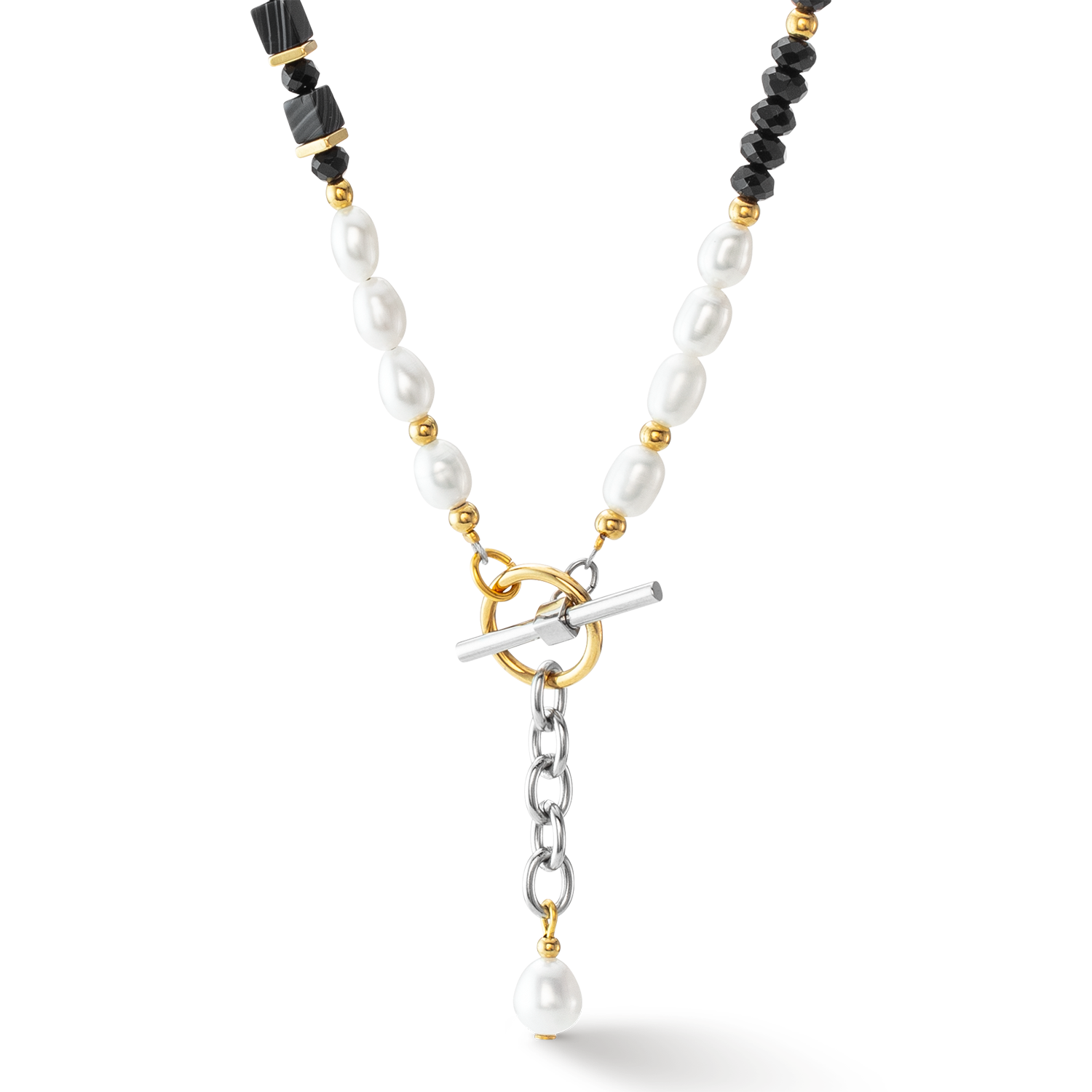 Art Deco Elegance necklace bicolour