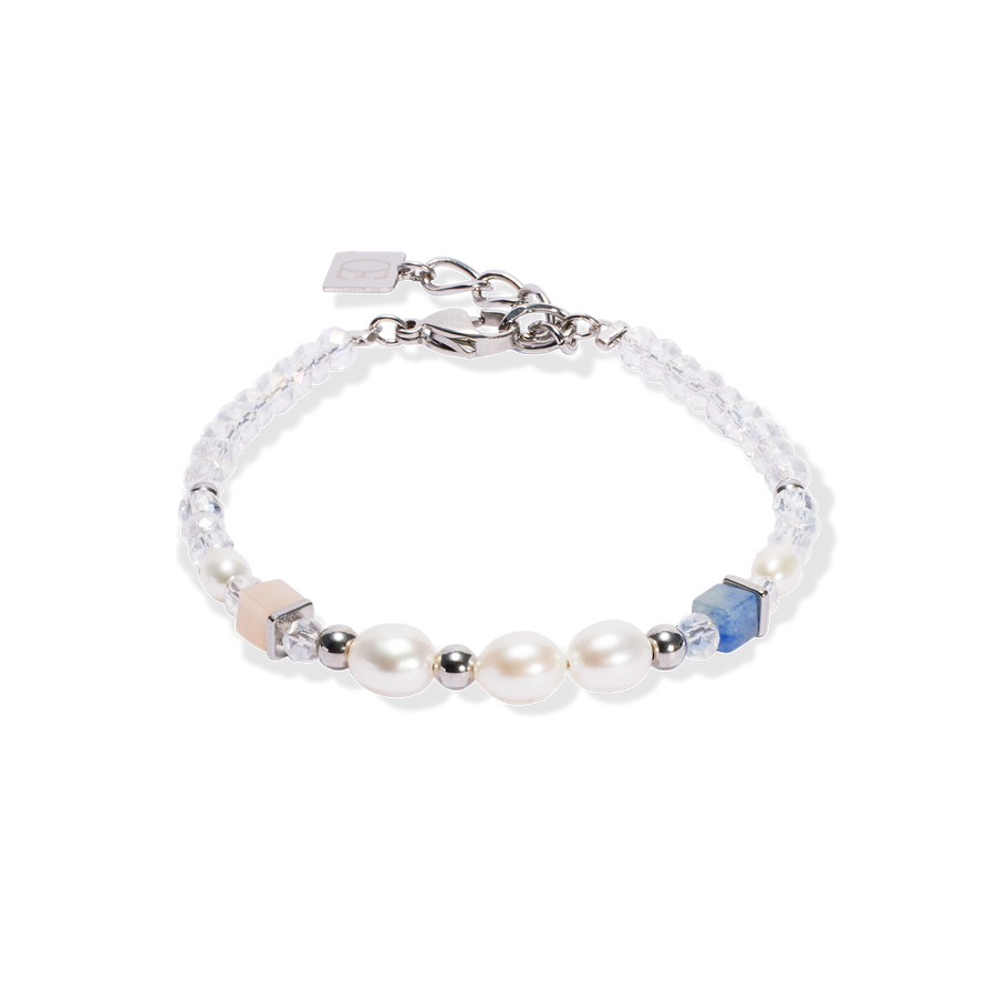 Bracelet Cosmic Pearls soft silver