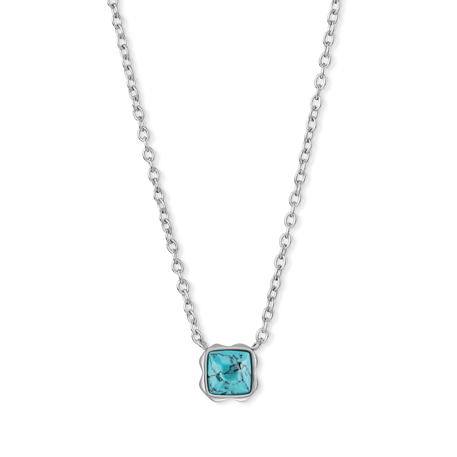 Birthstone December Necklace Turquoise Silver