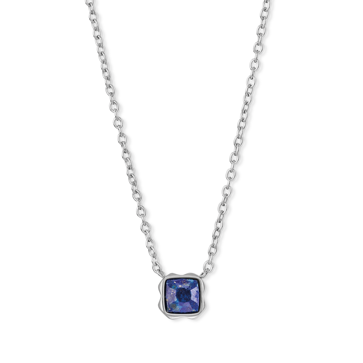 Birthstone September Necklace Lapis Lazuli Silver