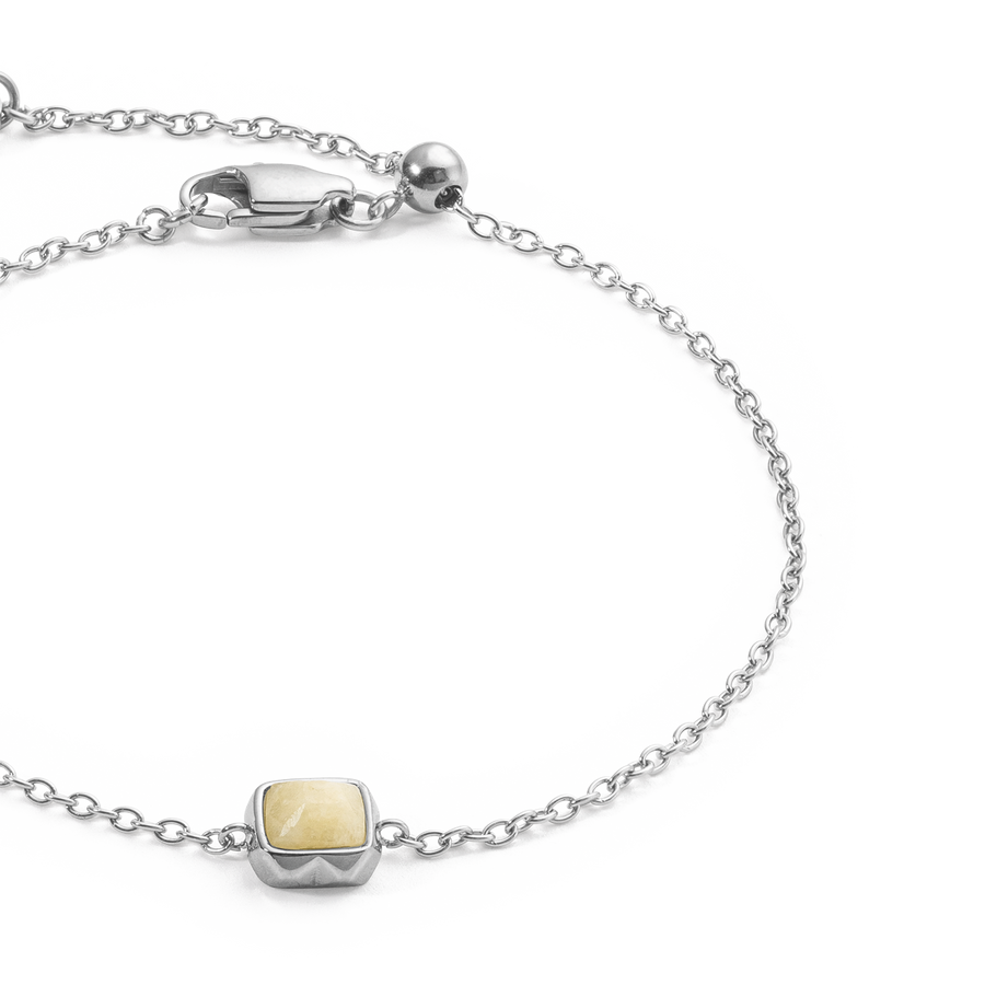 Birthstone November Bracelet Citrine Silver