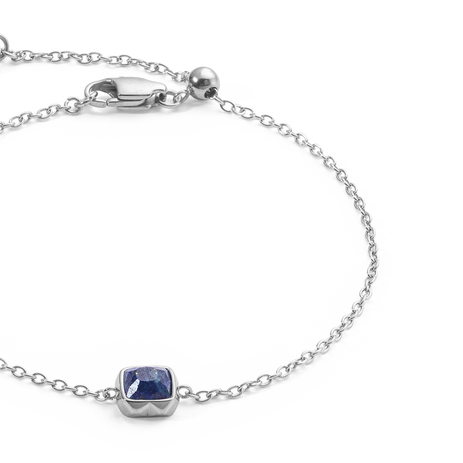 Birthstone September Bracelet Lapis Lazuli Silver