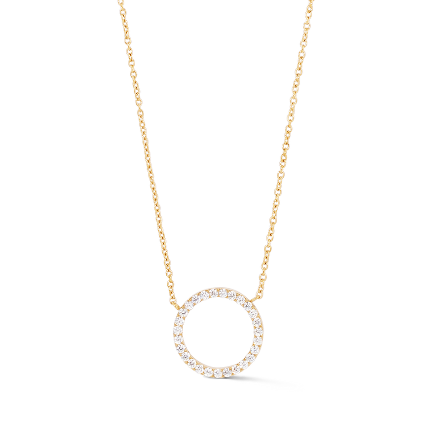 Necklace Sparkling Circle gold-crystal