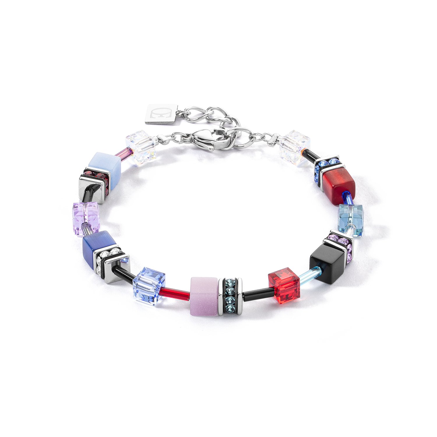 GeoCUBE® Iconic bracelet silver-royal