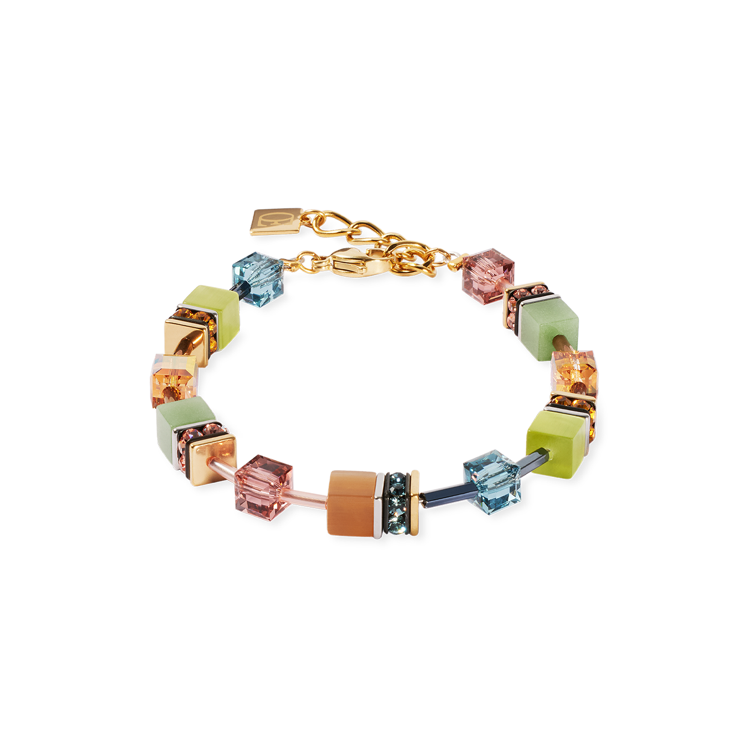 GeoCUBE® Iconic bracelet Forest bicolour