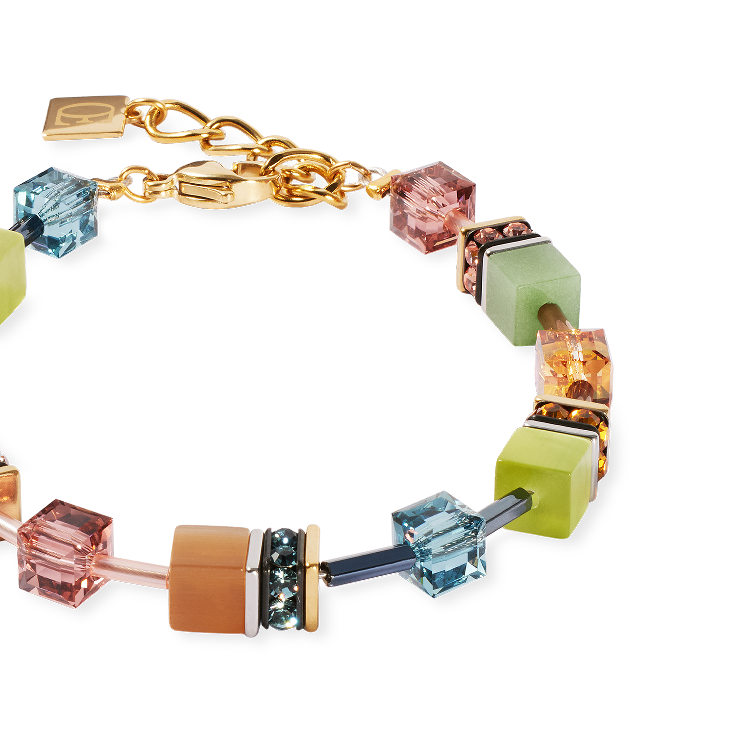 GeoCUBE® Iconic bracelet Forest bicolour