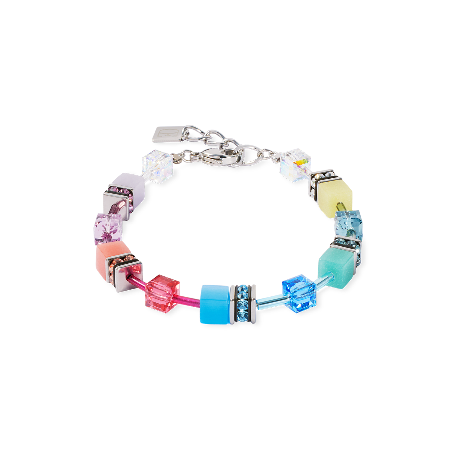 GeoCUBE® Iconic Bracelet Magic silver