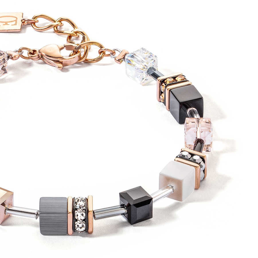 GeoCUBE® Iconic bracelet rose gold soft