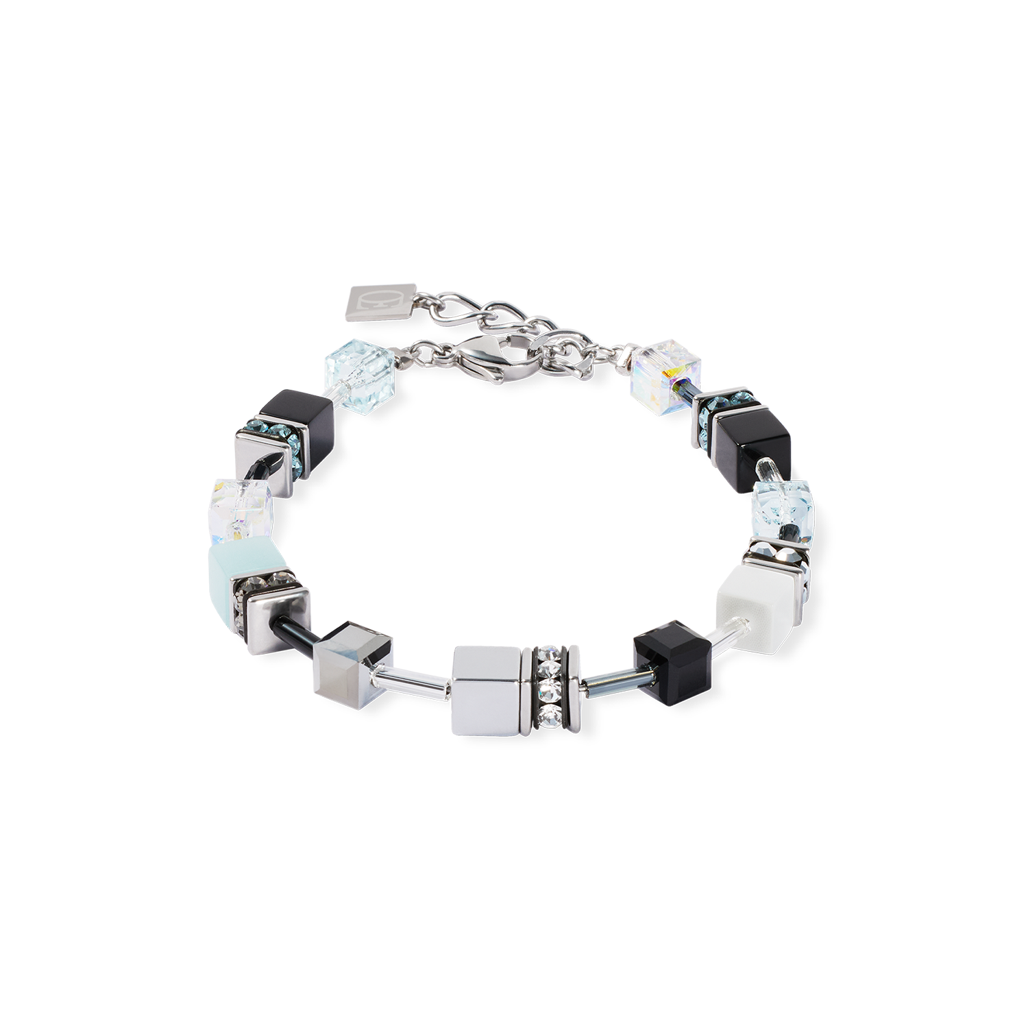 GeoCUBE® Iconic Bracelet Ice Serenity silver