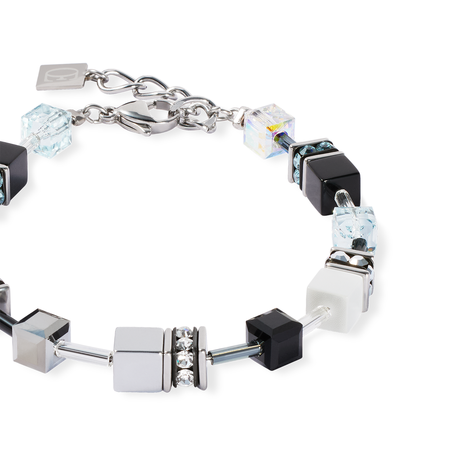 GeoCUBE® Iconic Bracelet Ice Serenity silver