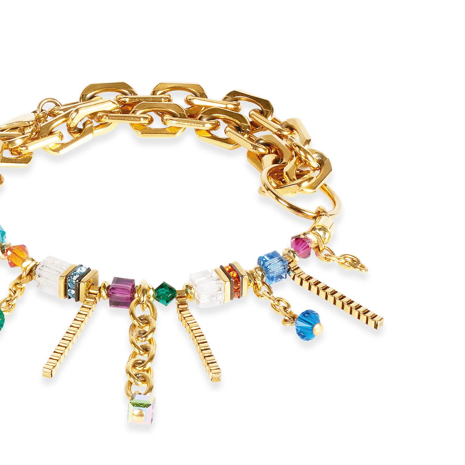 Bracelet Sunray Cube Couture gold-multicolour