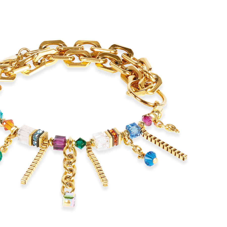 Bracelet Sunray Cube Couture gold-multicolour