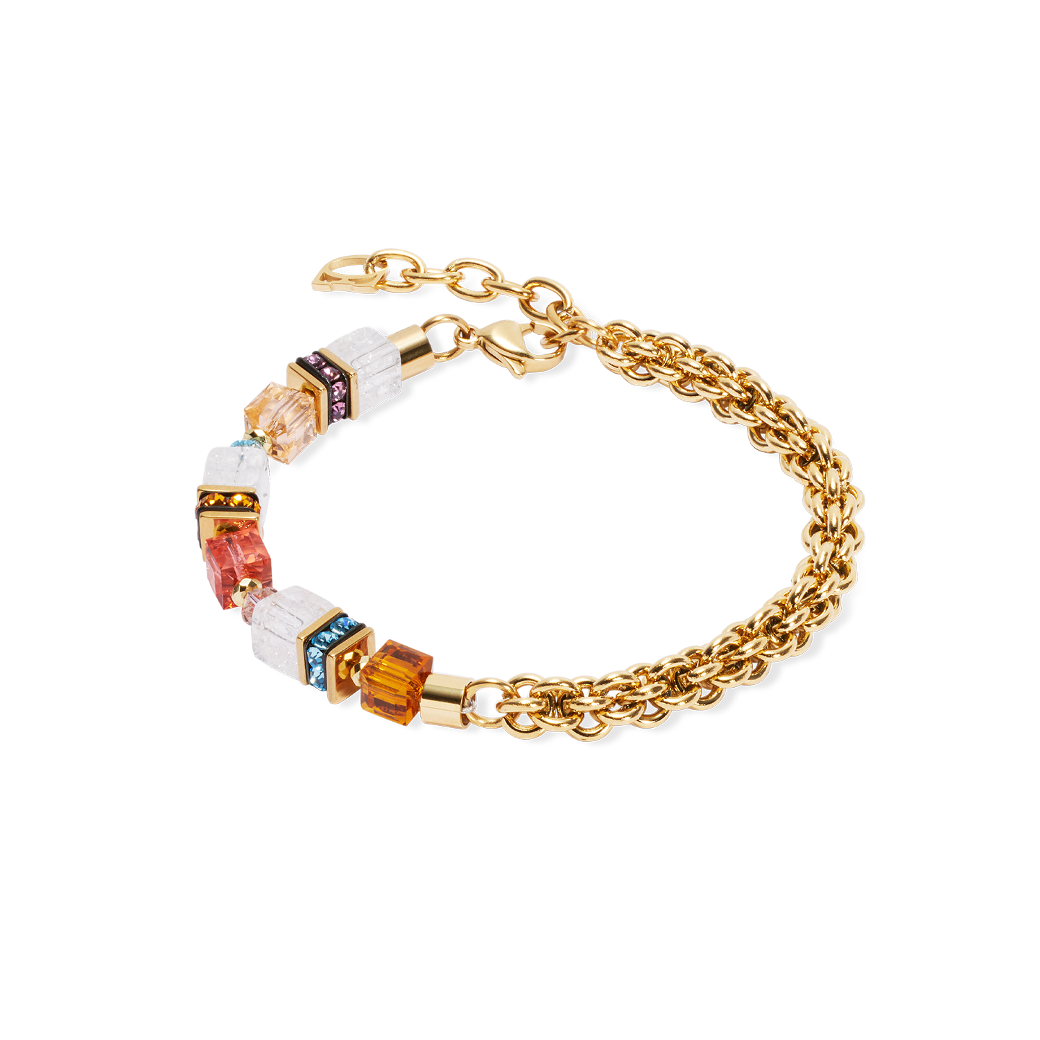 GeoCUBE® Fusion Summer bracelet gold-sunset