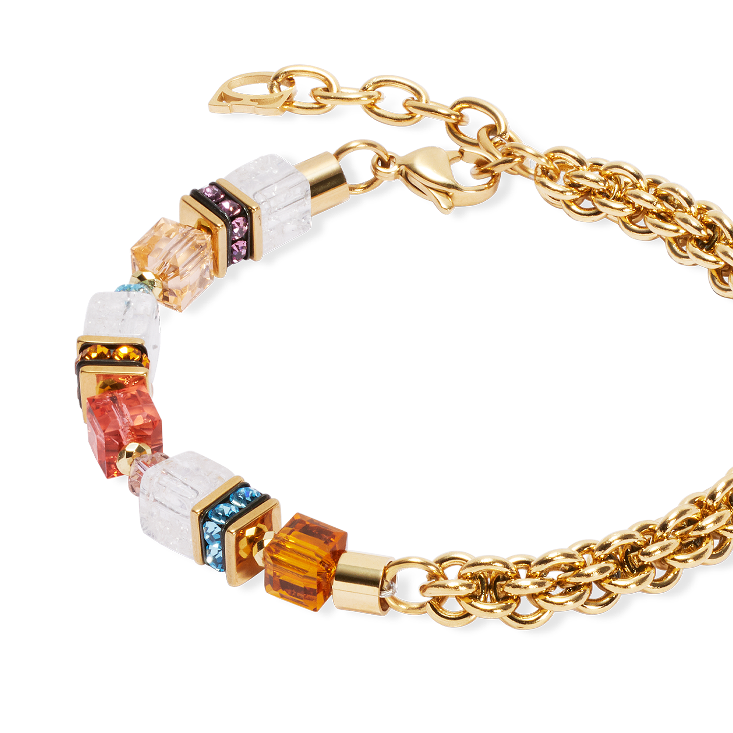 GeoCUBE® Fusion Summer bracelet gold-sunset