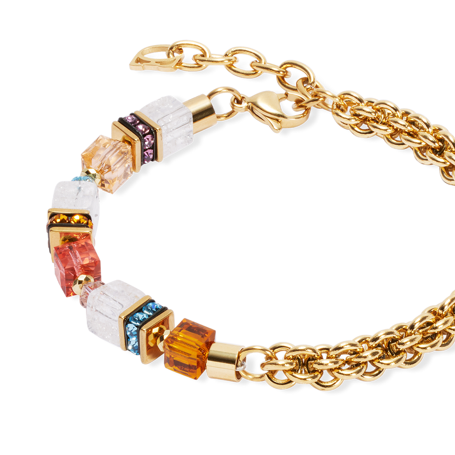 GeoCUBE® Fusion Summer bracelet gold-sunset