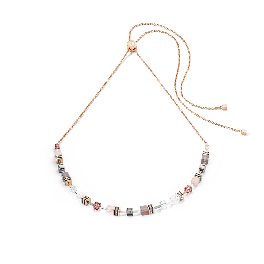 GeoCUBE® Iconic Nature Chain necklace rose