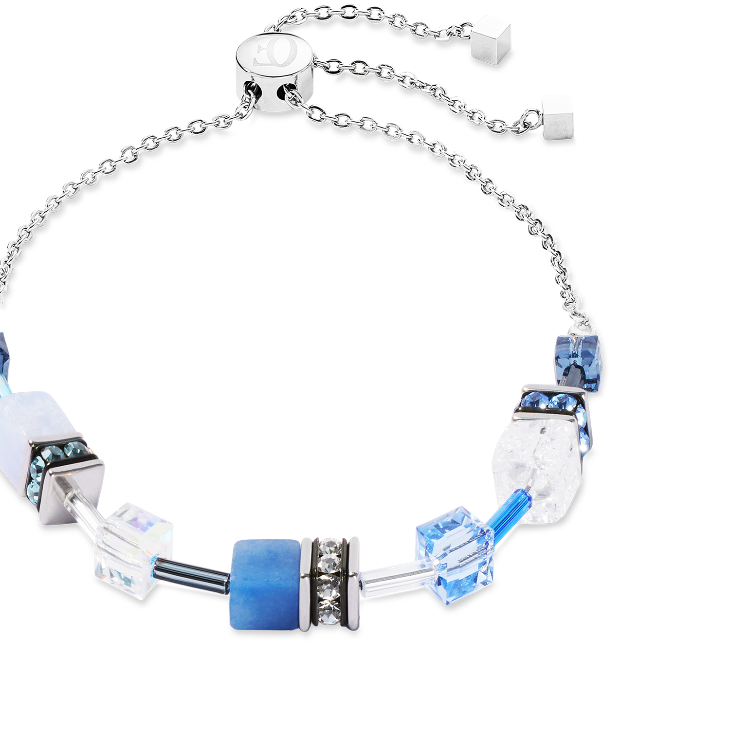 GeoCUBE® Iconic Nature Chain bracelet blue