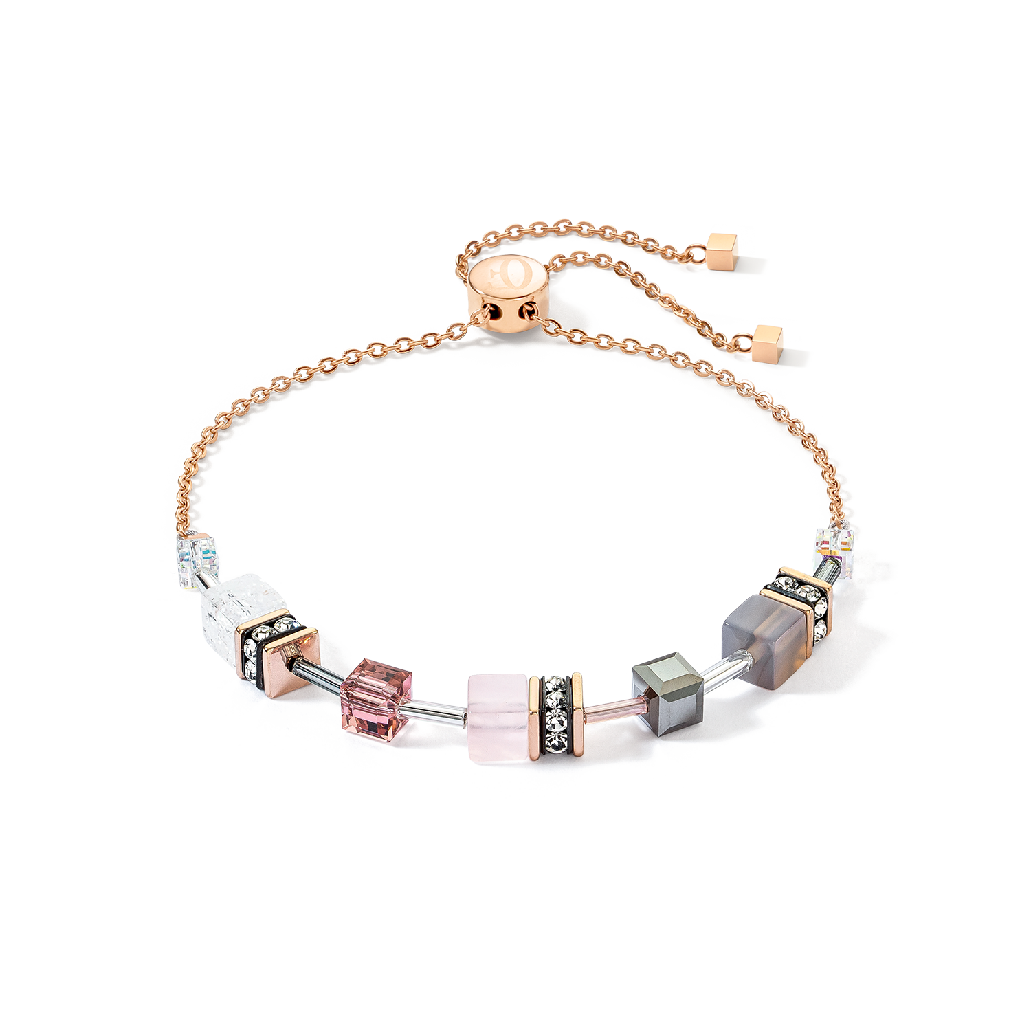 GeoCUBE® Iconic Nature Chain bracelet rose