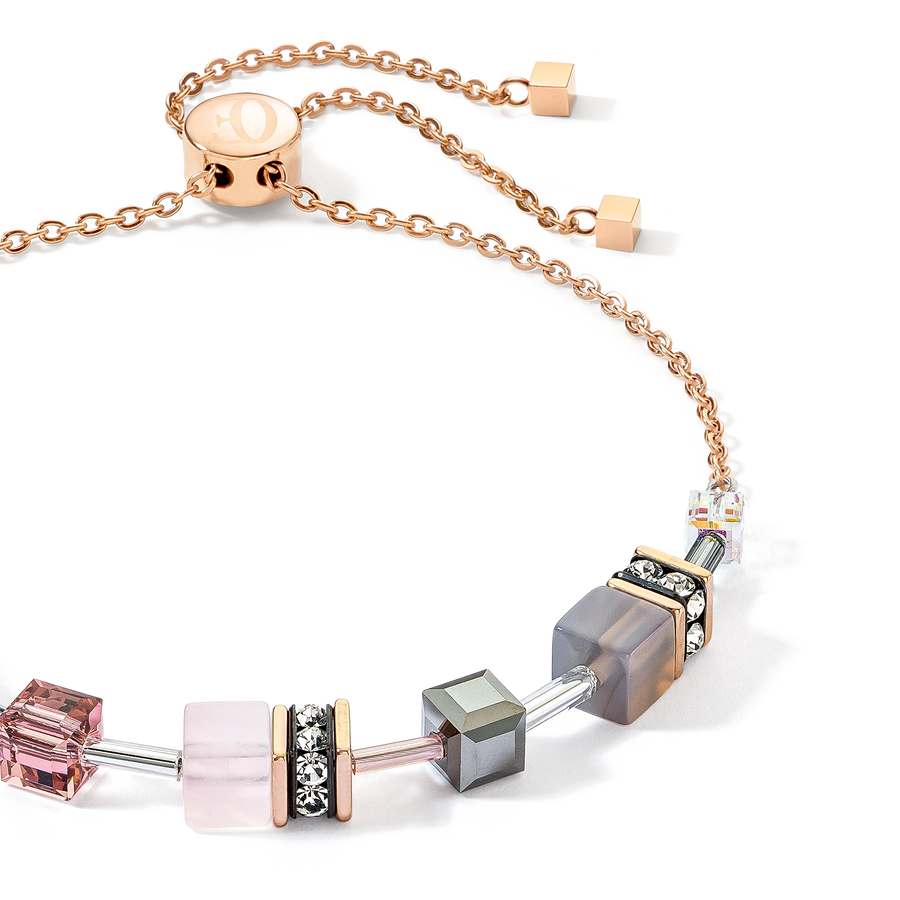 GeoCUBE® Iconic Nature Chain bracelet rose