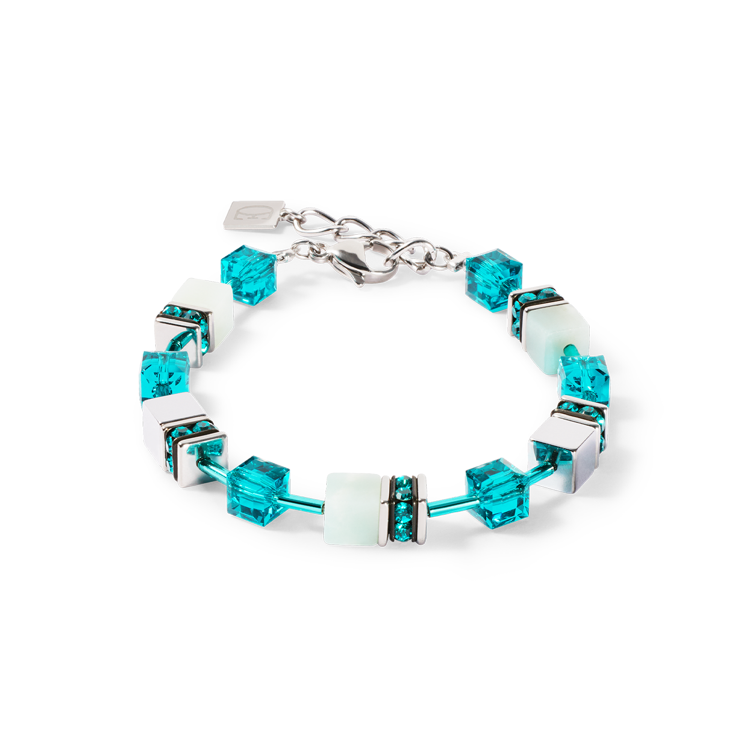 GeoCUBE® Iconic Precious bracelet silver-green