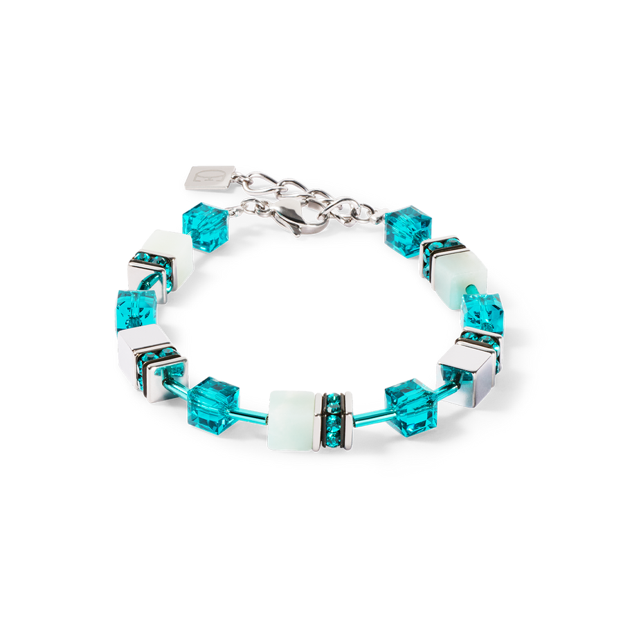 GeoCUBE® Iconic Precious bracelet silver-green