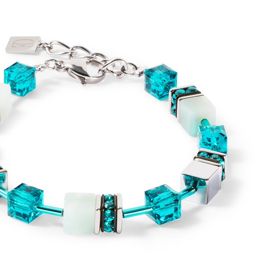 GeoCUBE® Iconic Precious bracelet silver-green