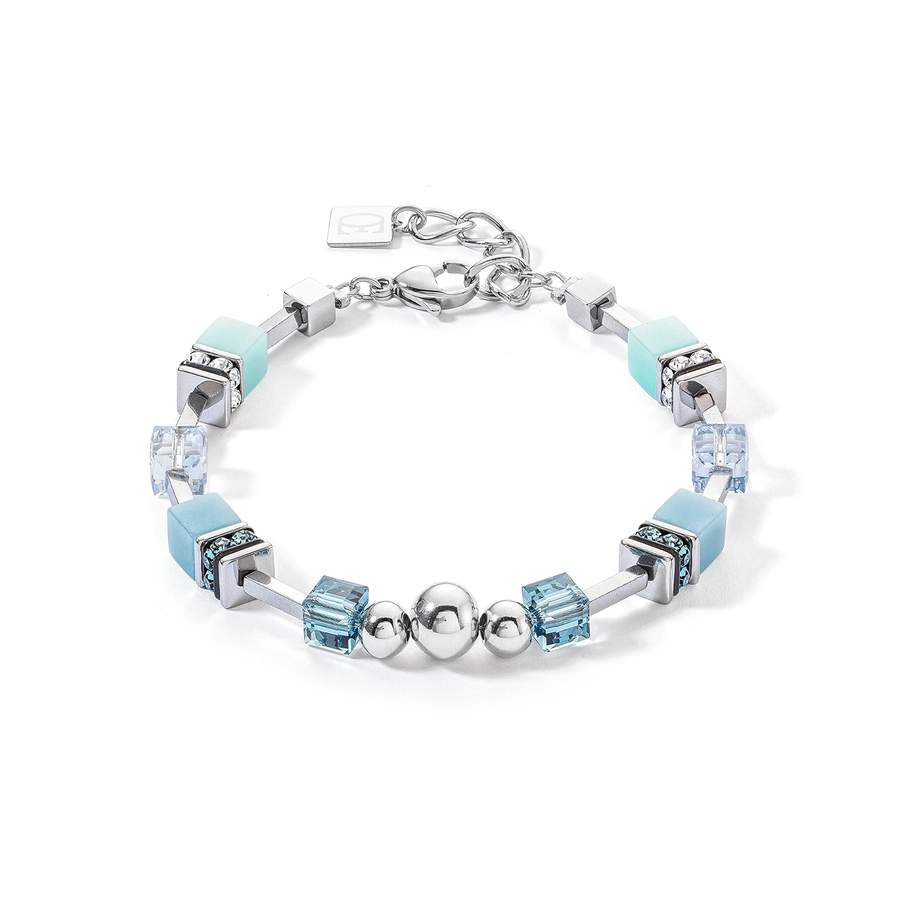 GeoCUBE® Fusion Spheres bracelet ice blue