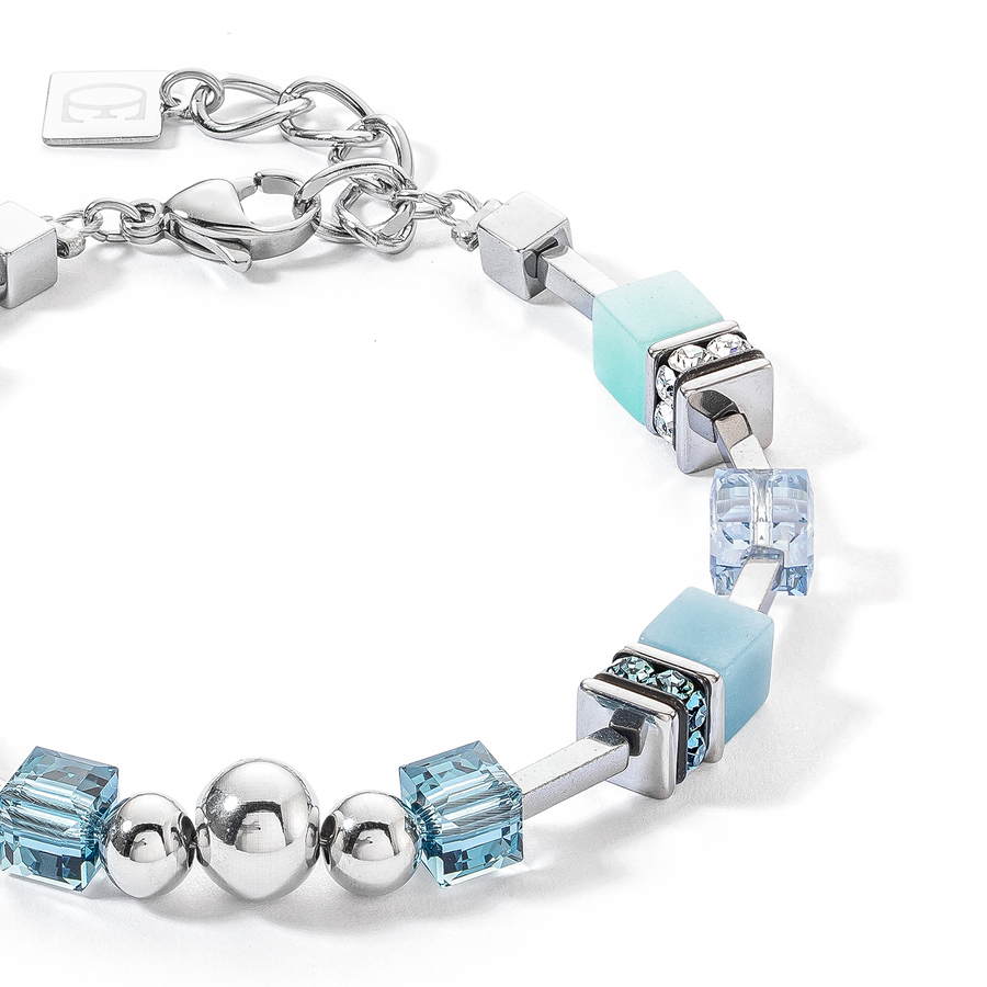 GeoCUBE® Fusion Spheres bracelet ice blue