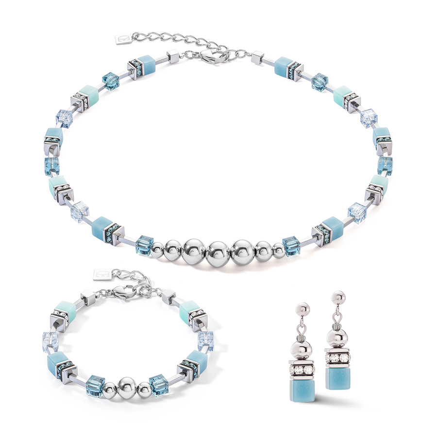 GeoCUBE® Fusion Spheres bracelet ice blue