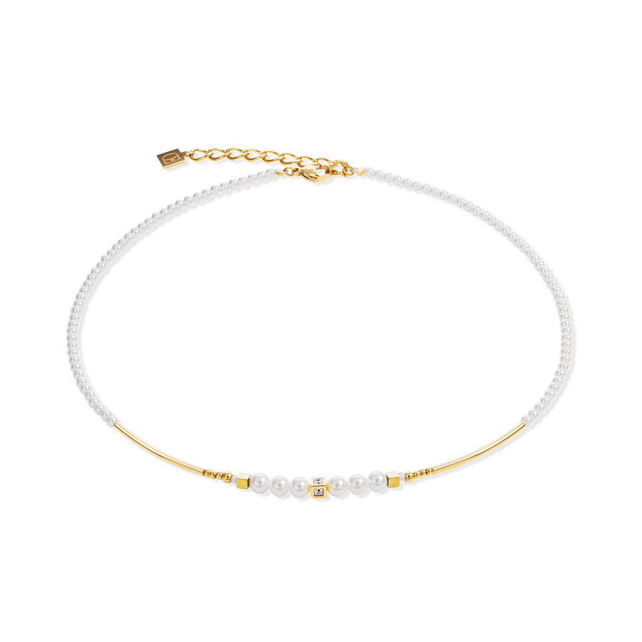 Necklace Shimmering Princess Pearls gold-white