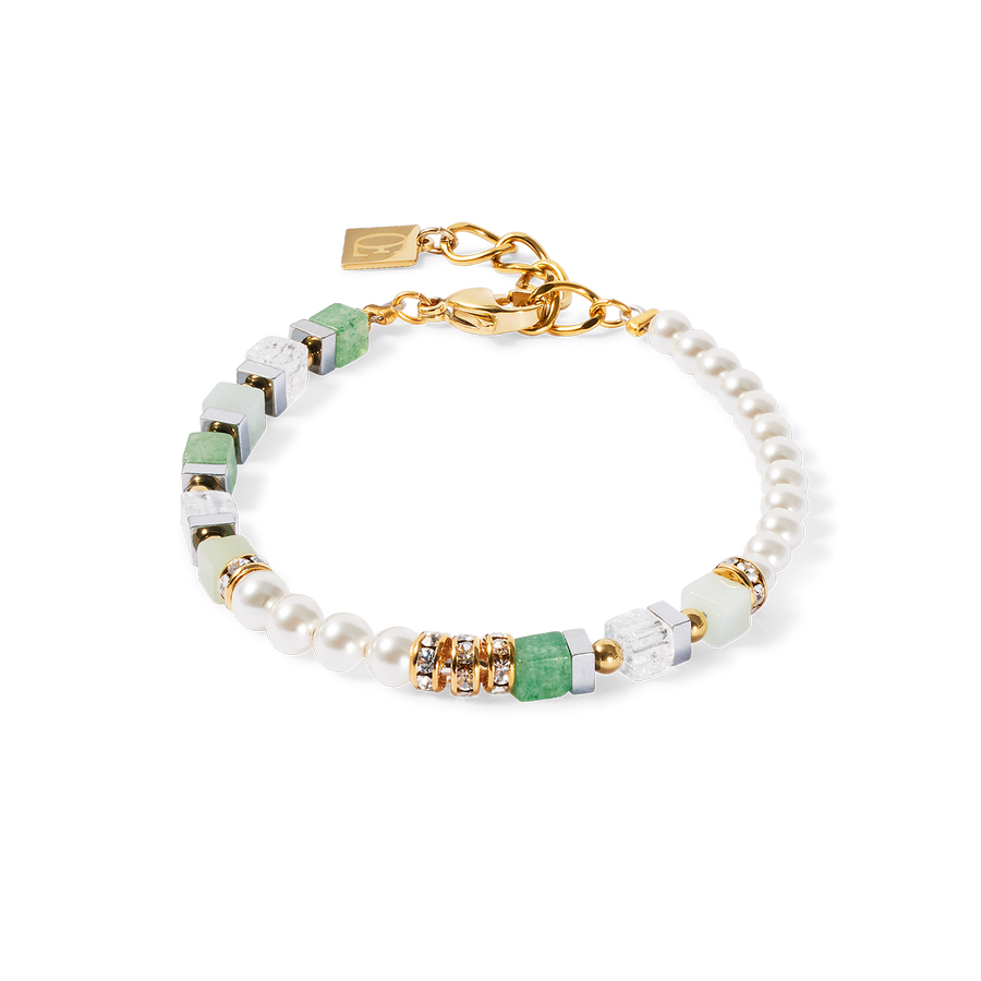 Precious Fusion Offset bracelet gold-green