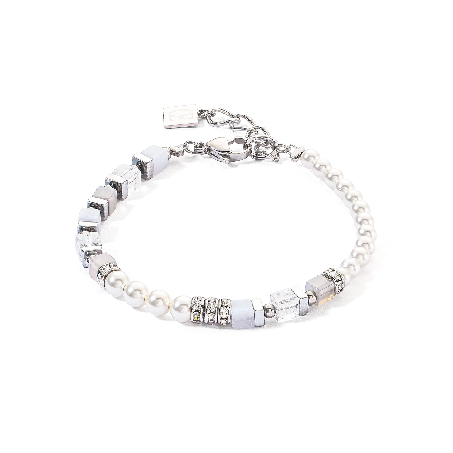 Precious Fusion Offset bracelet silver-ice blue