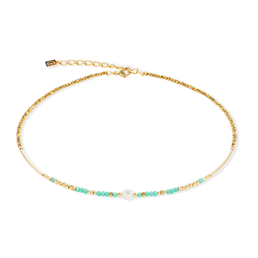 Necklace Lagoon Pearl gold-mint