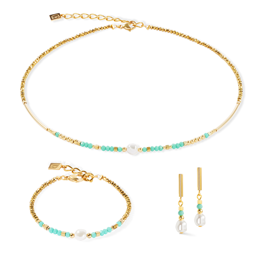 Bracelet Lagoon Pearl gold-mint