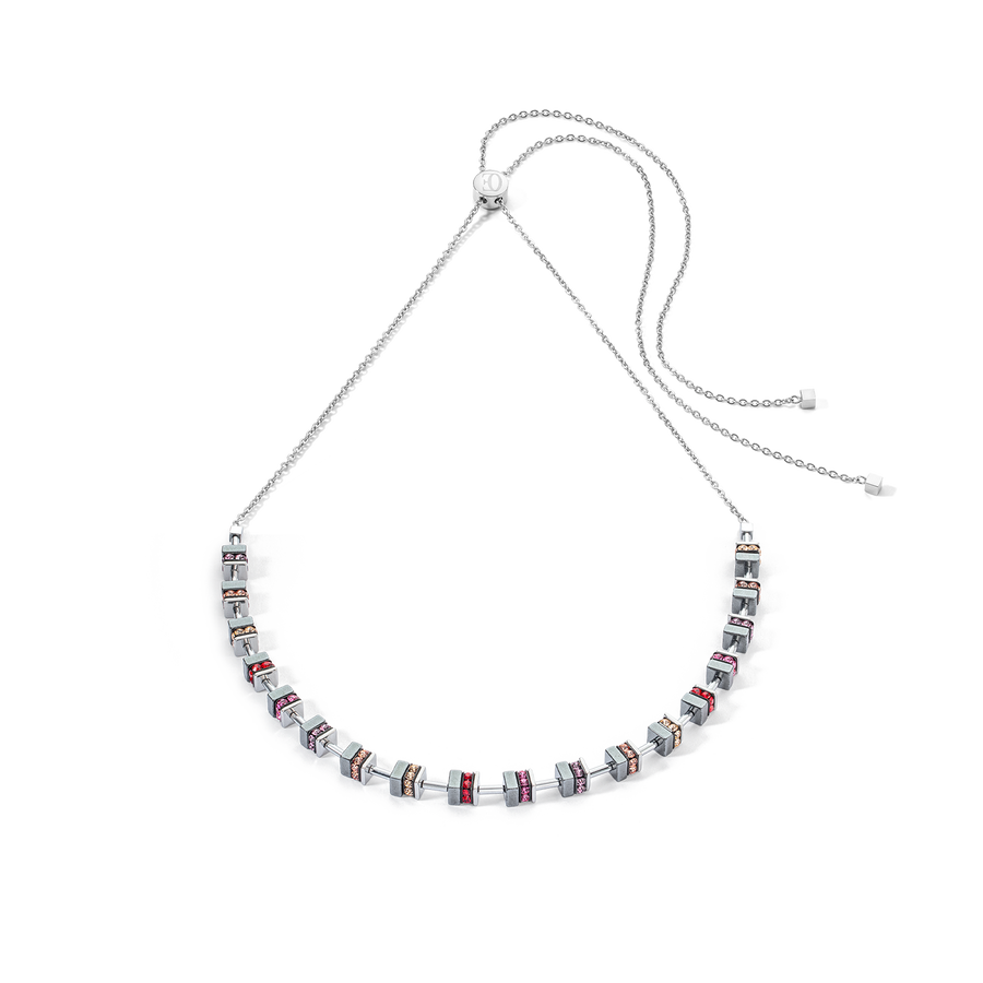 Sparkling Classic Chain necklace silver-red