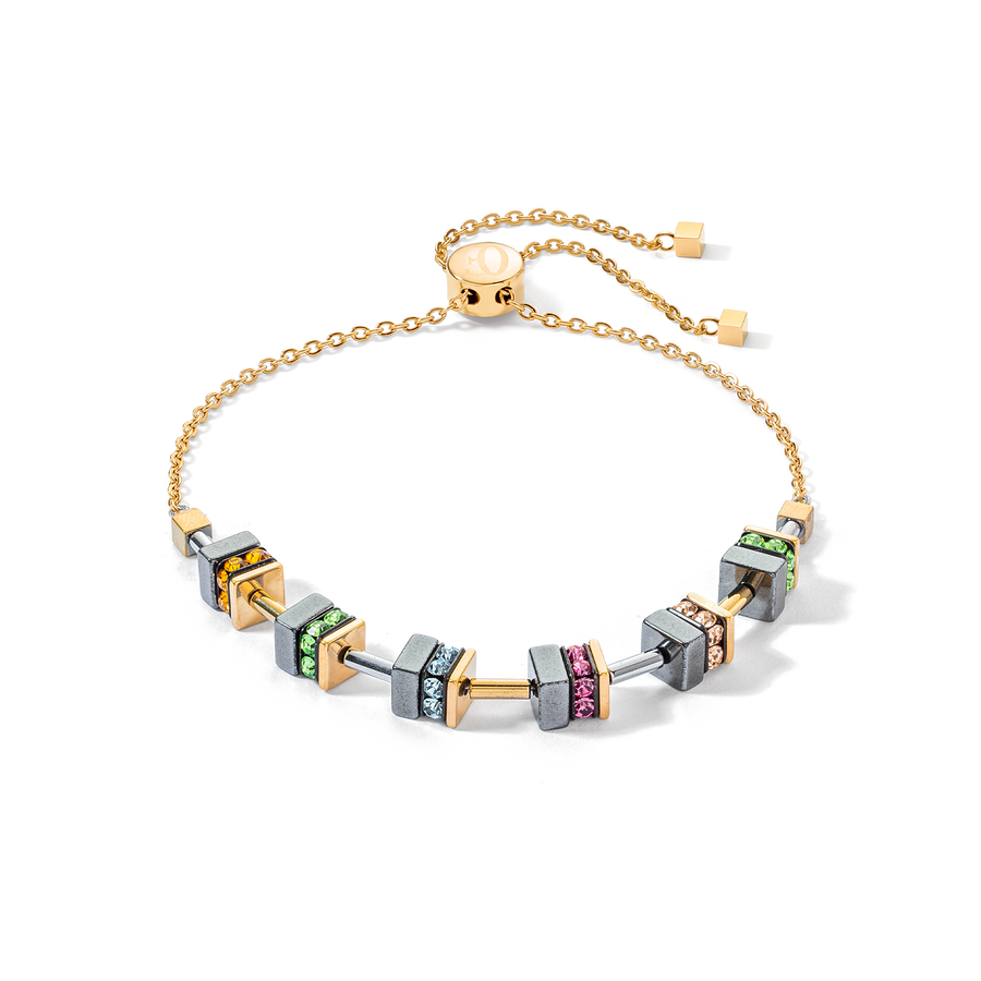 Sparkling Classic Chain bracelet gold multicolour