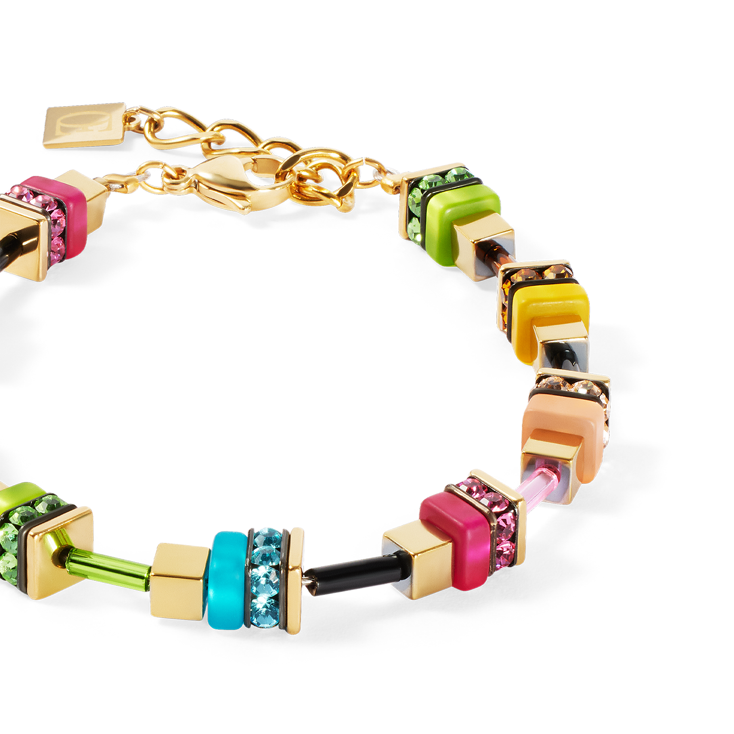 Bracelet Boho Sunset Cube rainbow