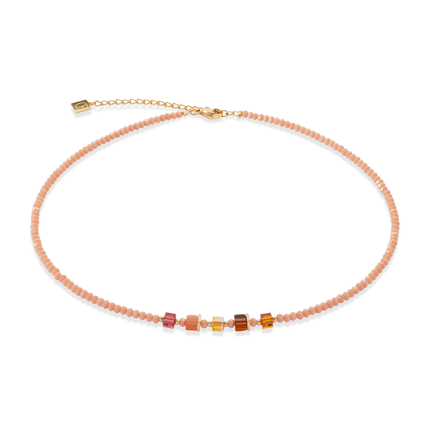 Joyful Colours Update Necklace gold-orange