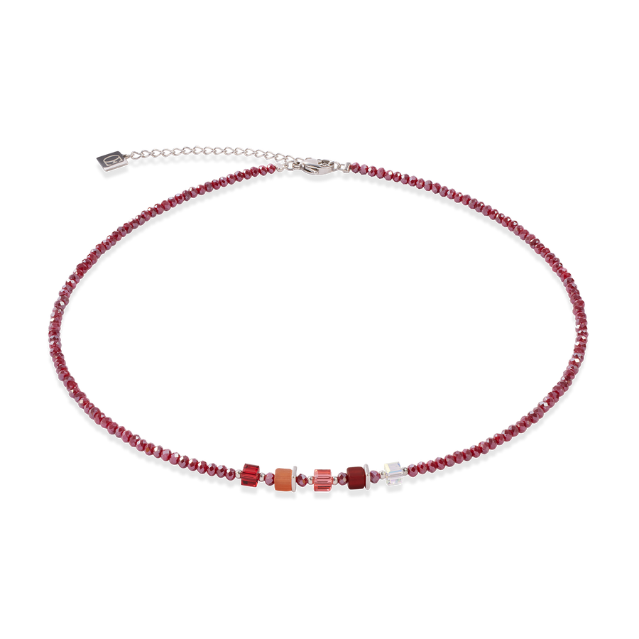 Joyful Colours Update Necklace silver-red