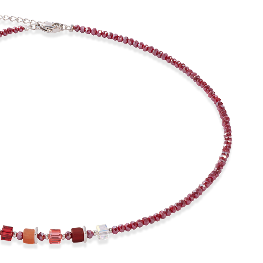 Joyful Colours Update Necklace silver-red